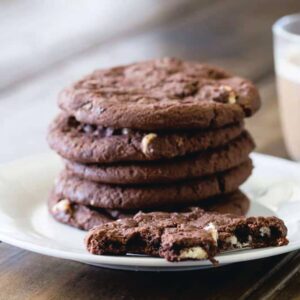 Double Belgian Chocolate Chunks Cookie