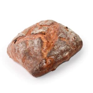 Bread with apple and raisings