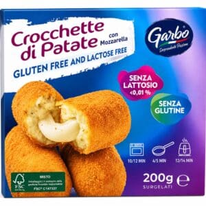Potato croquette filled mozzarella