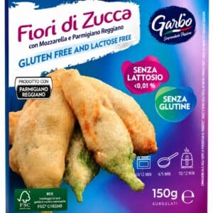 Zucchini flowers filled with mozzarella- parmez