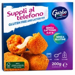 Rice balls with tomato, mozzarella cheese
